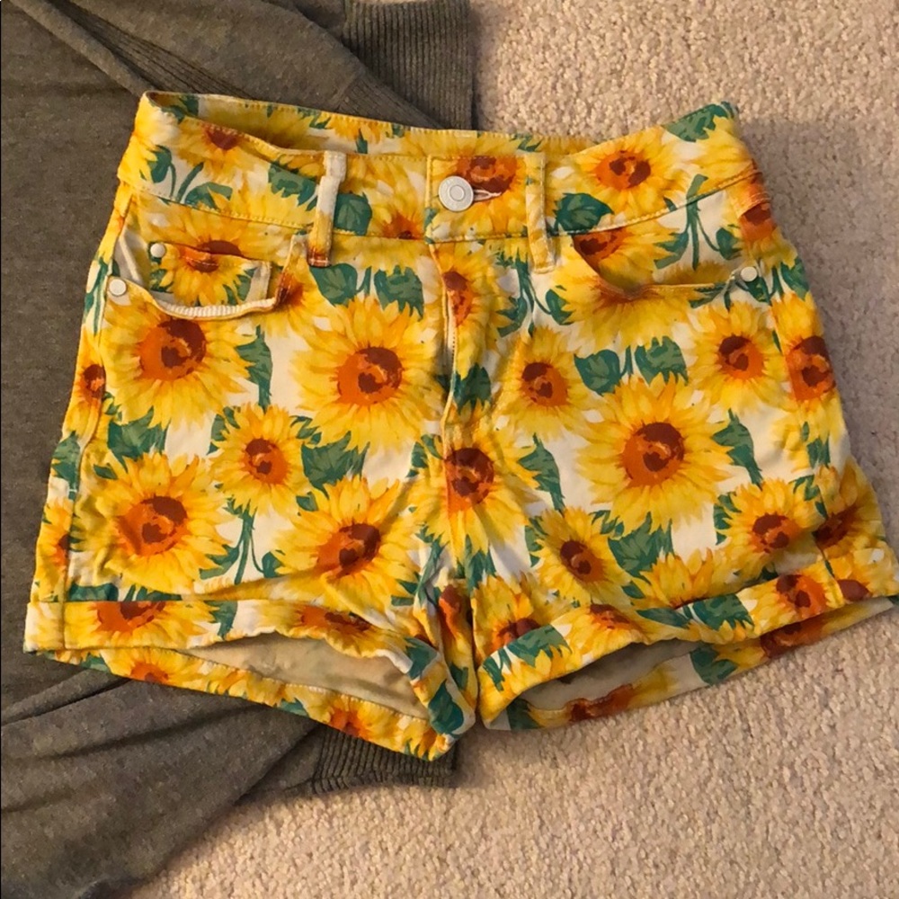 twik sunflower shorts
